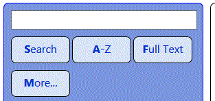 Search box and search/more buttons