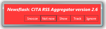 A newsflash alert